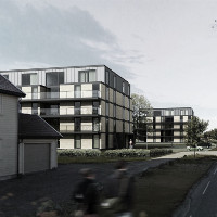 Zespół mieszkaniowy, Mandal, Daleveien Norwegia